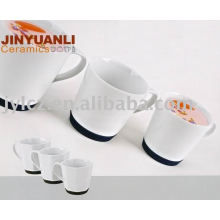 coffee cup with silicone base